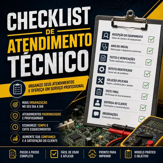 Checklist de Atendimento Técnico